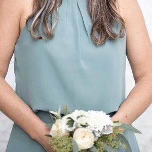 Sorella Vita eucalyptus bridesmaids dress